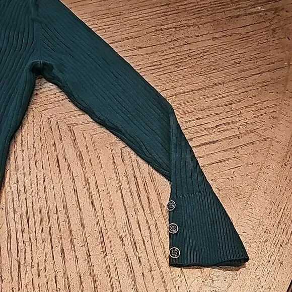 Emerald green long sleeve top PL Madison Grey - Picture 3 of 12